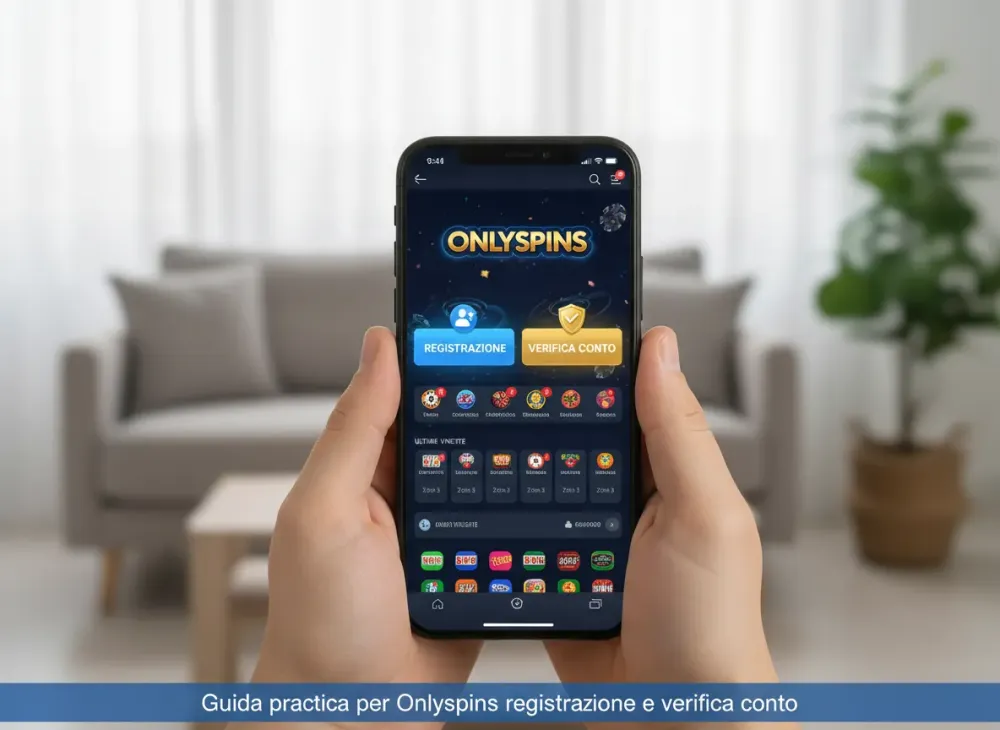 registrazione OnlySpins